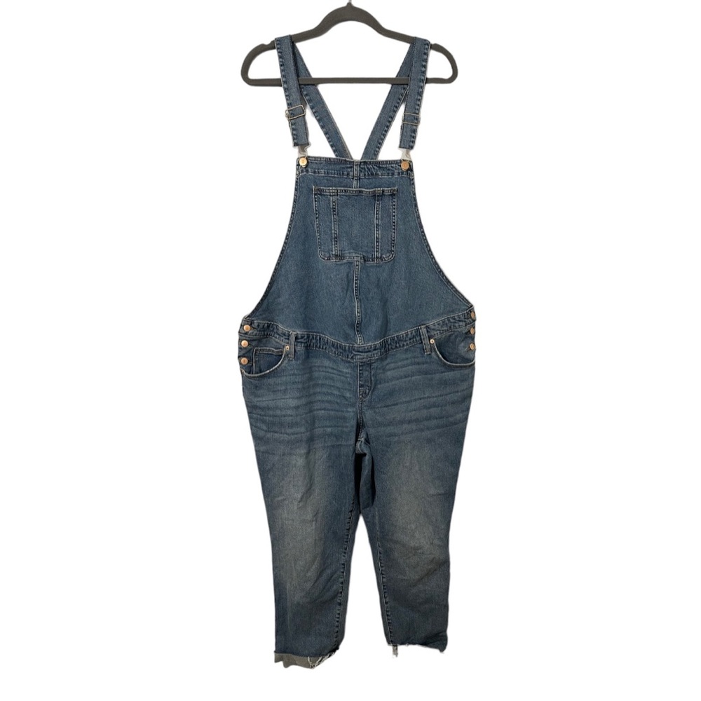 Ingrid & Isabel Maternity Women’s Size 16 Bib Overalls Jeans Blue Ladies Target